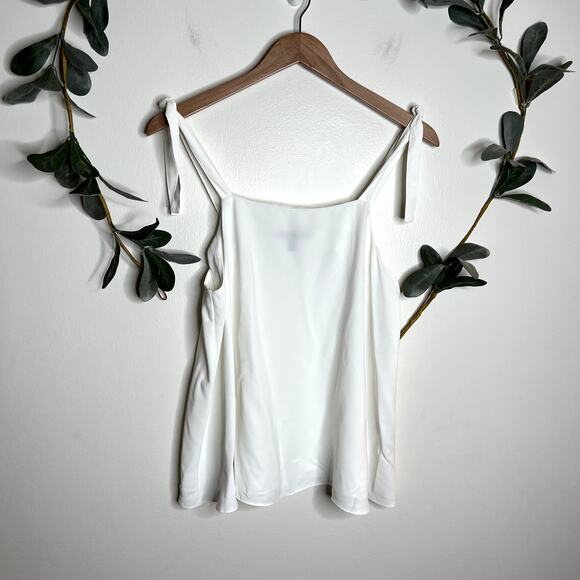 Banana Republic White Flowy Tank LAST CALL - Picture 1 of 5
